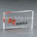 Vogue Etched Crystal Square Cube for Souvenir